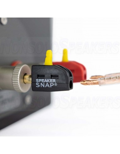 Speaker Snap banana plugs with snap lever - Pair