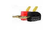 Speaker Snap banana plugs with snap lever - Pair