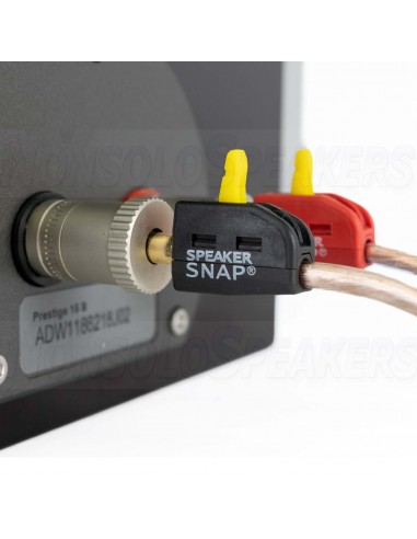 Speaker Snap banana plugs with snap lever - Pair