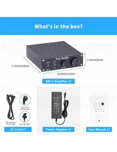 Fosi Audio M03 Mono Subwoofer Amplifier