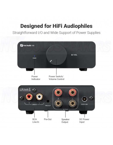 Fosi Audio V3 Stereo Amplifier TPA3255