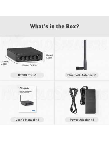 Fosi Audio BT30D PRO 2.1 Power Amplifier