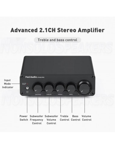 Fosi Audio BT30D PRO 2.1 Power Amplifier
