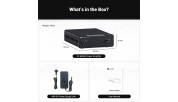 Fosi Audio V3 Mono Power Amplifier with 48V 5A Power Supply