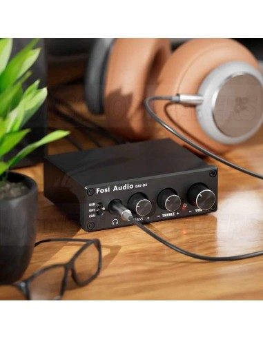 Fosi Audio Q4 Audio Mini Stereo DAC & Headphone Amplifier
