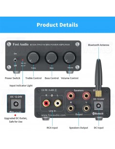 Fosi Audio BT20A Stereo Amplifier 2