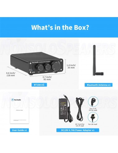 Fosi Audio BT10A Stereo Amplifier