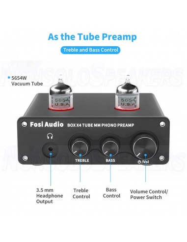 Fosi Audio BOX X4 Phono Preamp & Headphone Amplifier