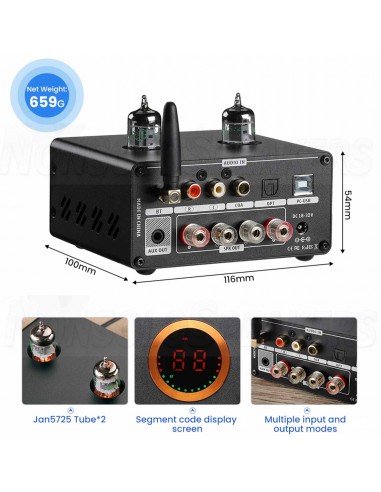 Aiyima T9PRO Tube phono amplifier with 32V power supply