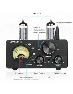 Aiyima T9 Tube phono amplifier with 24V power supply 2