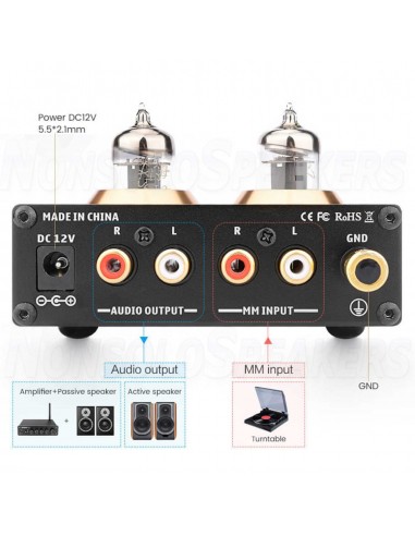 Aiyima T3 Tube MM phono preamplifier