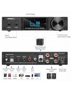 Aiyima D05 Bluetooth Class D Amplifier 2x120W 4ohm RCA input with 32V power supply 2