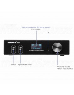 Aiyima D03 Bluetooth Class D Amplifier 2x150W 4ohm input RCA 2