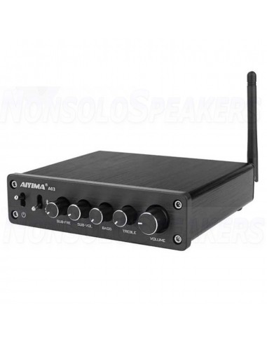 Aiyima A03 Bluetooth Class D Amplifier 2x50W + 1X100W 4ohm input RCA with power supply 24V