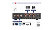 Aiyima A03 Bluetooth Class D Amplifier 2x50W + 1X100W 4ohm input RCA with power supply 24V