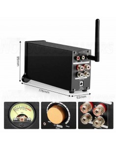 Aiyima A02 Bluetooth Class D Amplifier 2x100W 4 ohm RCA input with 24V power supply 2