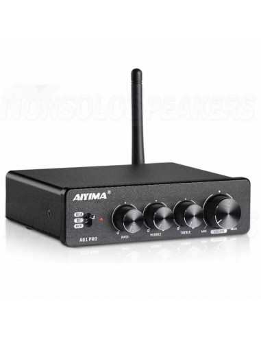 Aiyima A01PRO Class D Amplifier 2x80W 4ohm with Bluetooth 5.1