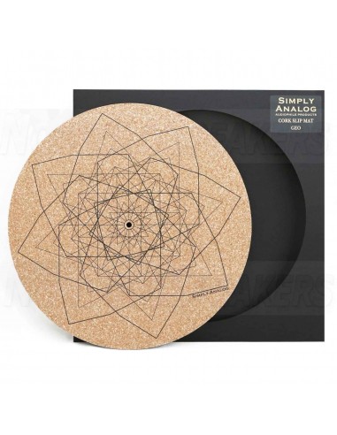 Simply Analog Turntable mat cork GEO