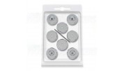 Audio Selection SPIKES & DISC SMALL Silver set of 4