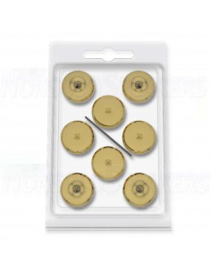 Audio Selection SPIKES & DISC SMALL Gold set of 4 2