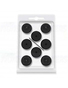 Audio Selection SPIKES & DISC SMALL Black set of 4 2