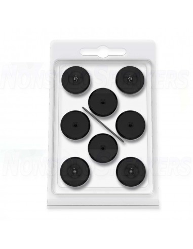 Audio Selection SPIKES & DISC SMALL Black set of 4