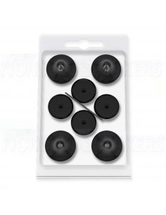 Audio Selection SPIKES & DISC LARGE Black set of 4 2
