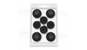 Audio Selection SPIKES & DISC LARGE Black set of 4