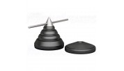 Audio Selection SMALL CONE & DISC Black set of 4
