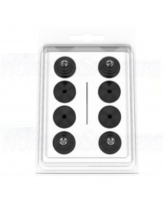 Audio Selection SMALL CONE & DISC Black set of 4 2