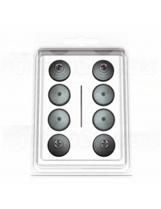 Audio Selection SMALL CONE & DISC Silver set of 4 2