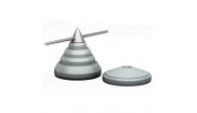Audio Selection SMALL CONE & DISC Silver set of 4