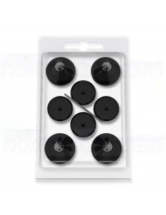 Audio Selection LARGE CONE & DISC Black set of 4 2