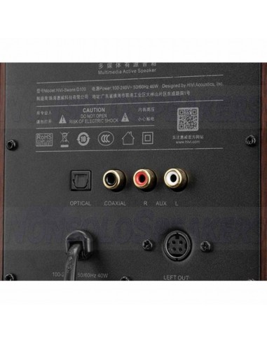HiVi Swans D100 Active BT Bookshelf Speakers