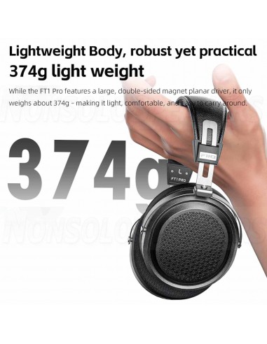FiiO FT1 PRO Open-Back Planar Headphone - 95x86mm driver