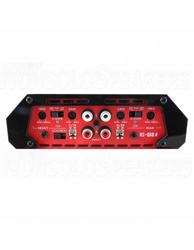 Reiss RS-Q60.4 RED 4-channel power amplifier Class AB 85Wx4 @ 2 ohms