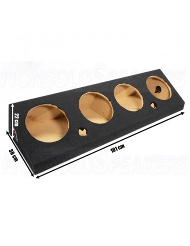Reiss RS-M8XF 4x8 4x8" LOUD AS HELL SPL-board with mid-range speakers and tweeters