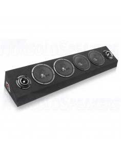 Reiss RS-M6EGO 4x6.5 4x6.5" LOUD AS HELL SPL-Board with mid-range speakers and tweeters