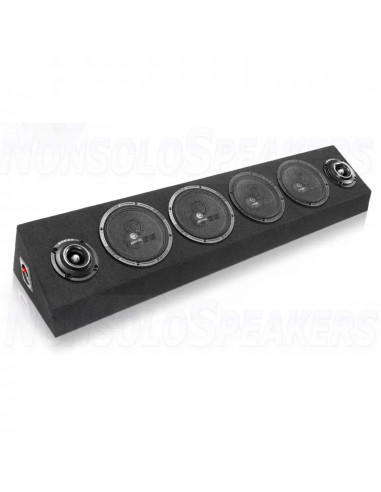 Reiss RS-M6EGO 4x6.5 4x6.5" LOUD AS HELL SPL-Board with mid-range speakers and tweeters