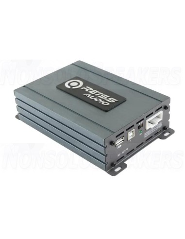 Reiss RS-4DSP8 2 in 8 out DSP 4-channel AB slutsteg 4x60W RMS @ 4 Ohm