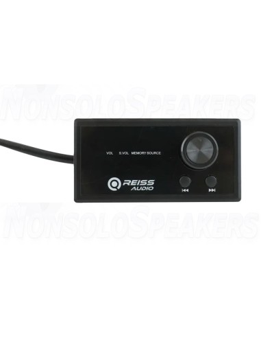 Reiss RS-4DSP8 2 in 8 out DSP 4-channel AB slutsteg 4x60W RMS @ 4 Ohm