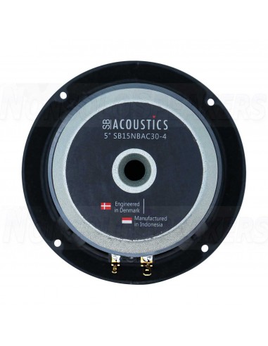 SB Acoustics SB15NBAC30-8 5" Black Aluminum Cone Mid-bass