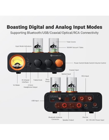 Fosi Audio MC331 Hybrid Tube Amplifier