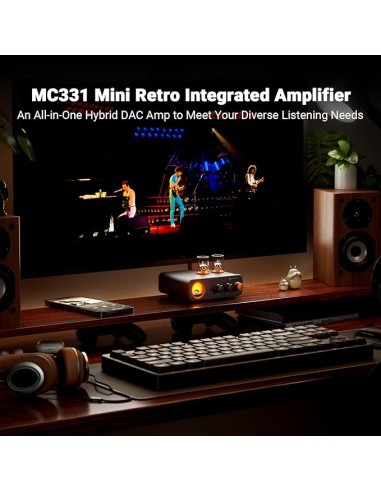 Fosi Audio MC331 Hybrid Tube Amplifier