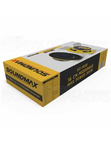 Soundmax SX-MX6 6.5" Mid-range speakers 100W RMS