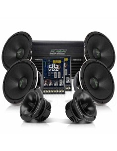 Deaf Bonce AP-M81AC PRO Amp Kit, 6 speakers + crossover + amplifier