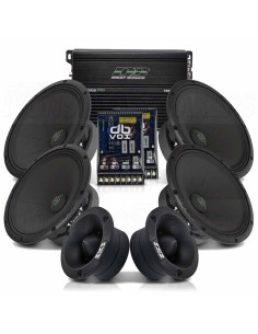 Deaf Bonce AP-M81SE Amp Kit - 6 speakers + amplifier + crossover
