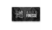 Auto Finesse Garage Banner Hanging Flag