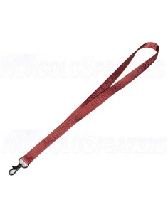 Auto Finesse Luxury Embossed Lanyard Long V2 Maroon Keychain