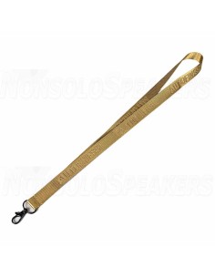 Auto Finesse Luxury Embossed Lanyard Long V2 Gold Keychain